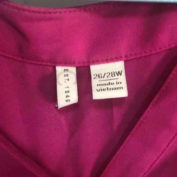 EST.1946 plus size‎ top/blouse size 26/28W pink - Picture 3 of 6